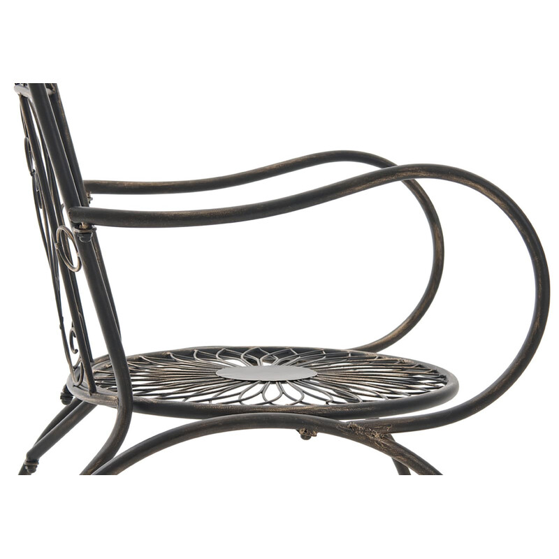 Sheela stolpar af holdbart jern med antikpatina til haven