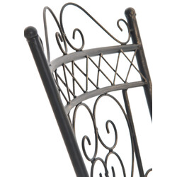 Sheela stolpar af holdbart jern med antikpatina til haven