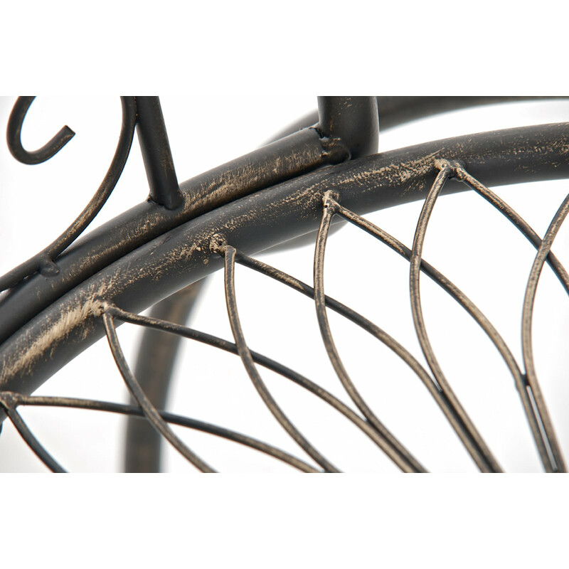 Sheela stolpar af holdbart jern med antikpatina til haven