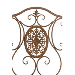 Sibell sammenklappelige jernhavestole med antikpatina 2 stk