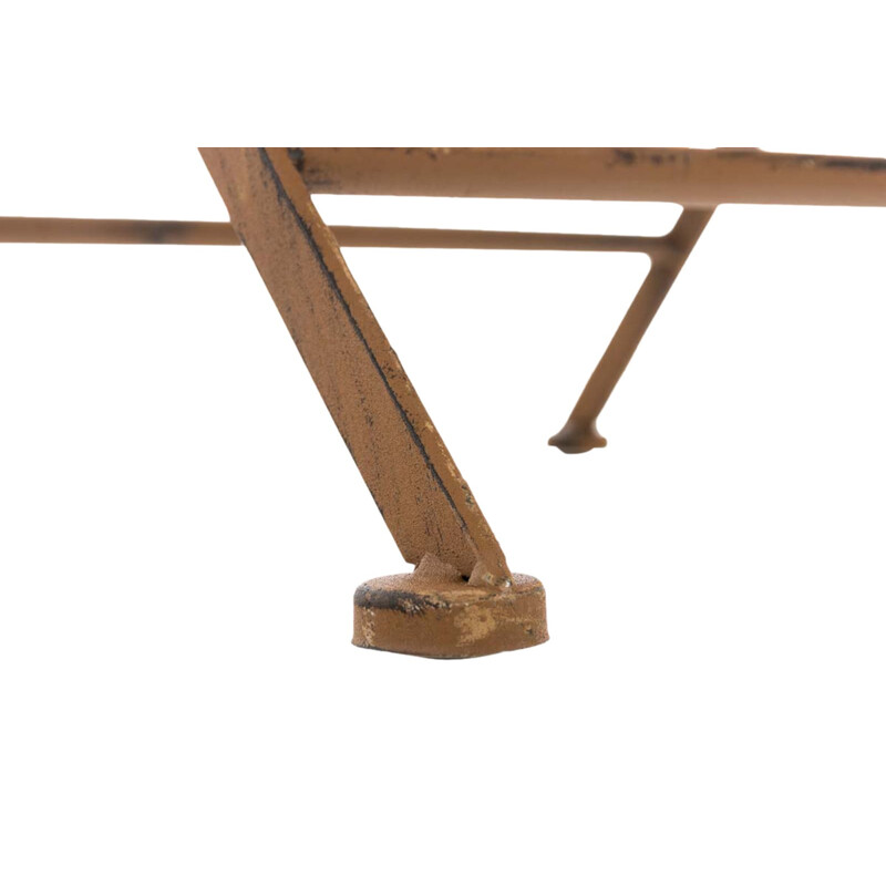 Sibell sammenklappelige jernhavestole med antikpatina 2 stk