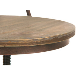 Elegant Pino barstol 2‑delt sæt med justerbar højde træ metal