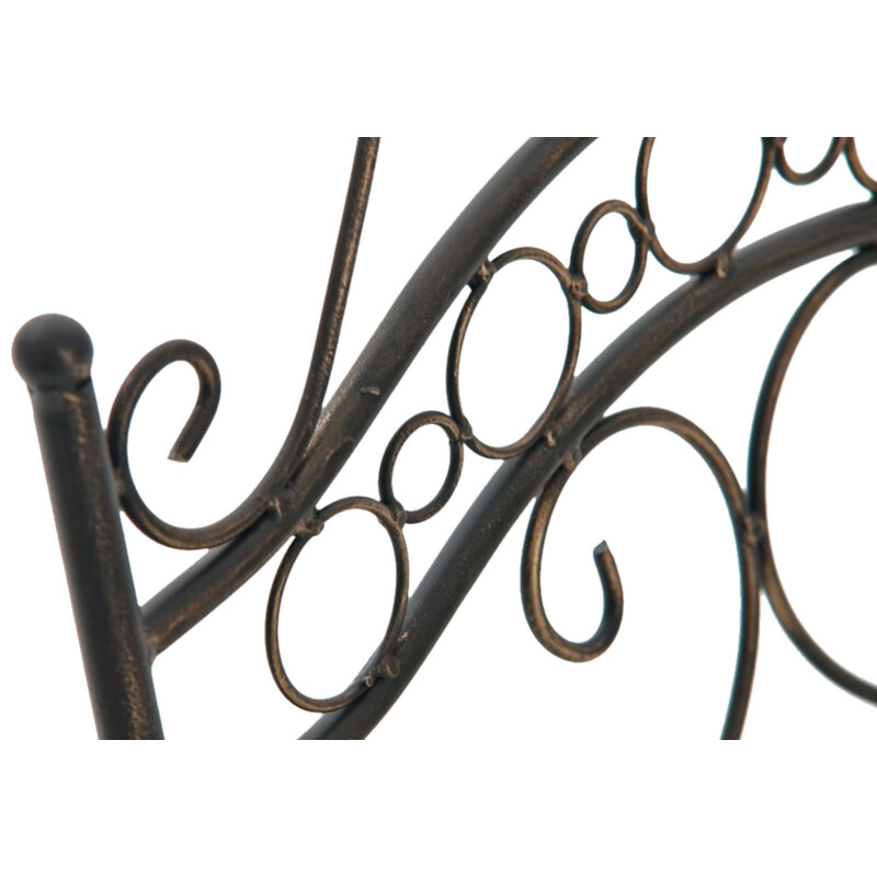 Indra håndlavet metalstole sæt 2 stk antikpatina til have