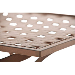 Asina 2‑stk foldestolssæt i jern med antikpatina til have og terrasse