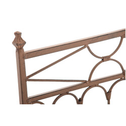 Asina 2‑stk foldestolssæt i jern med antikpatina til have og terrasse