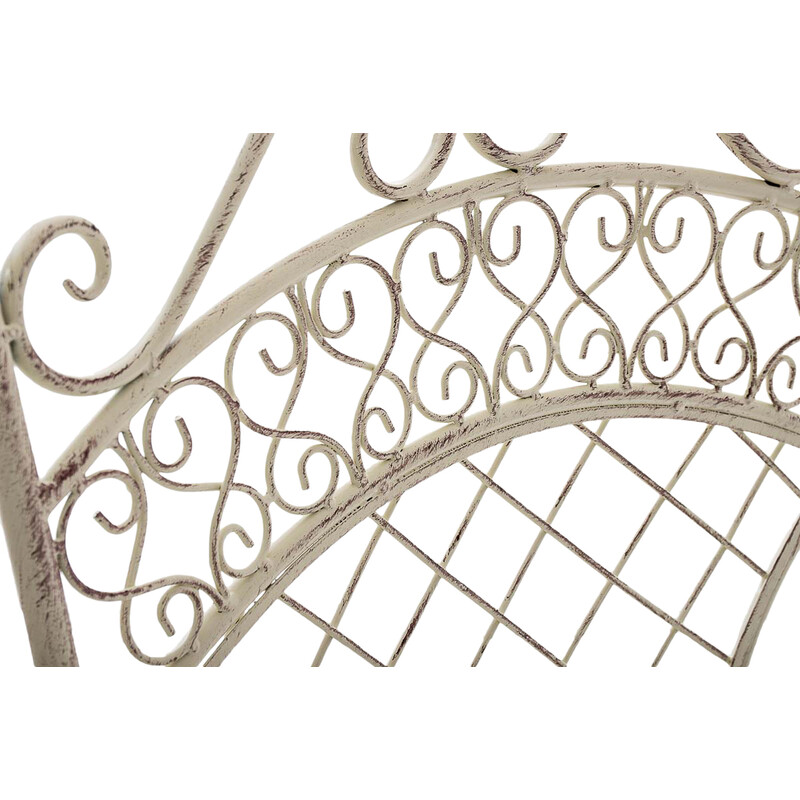 2-delt sæt sammenklappelige havestole i adelar-modellen jern antikpatina