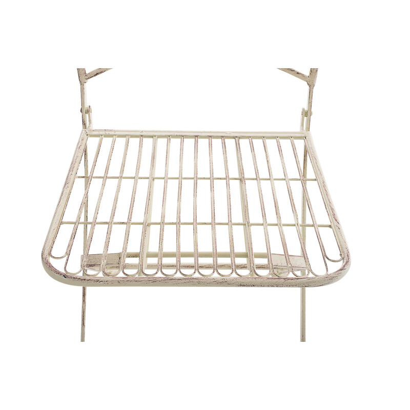 2-delt sæt sammenklappelige havestole i adelar-modellen jern antikpatina