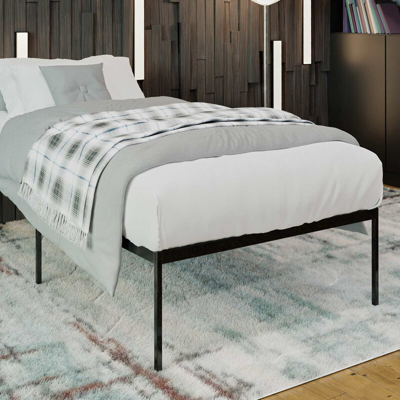 Fargo moderne metalseng med opbevaring i tre størrelser