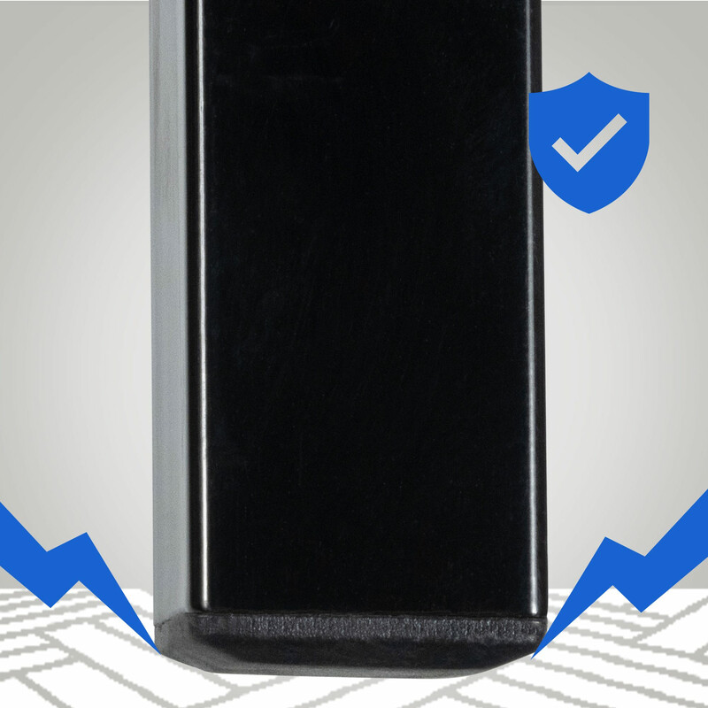 Fargo moderne metalseng med opbevaring i tre størrelser