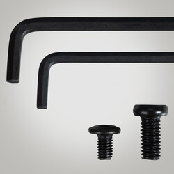 Fargo moderne metalseng med opbevaring i tre størrelser