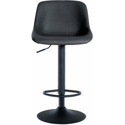 Moderne loft-barstol med justerbar højde, ryglæn og behagelig sædepolstring