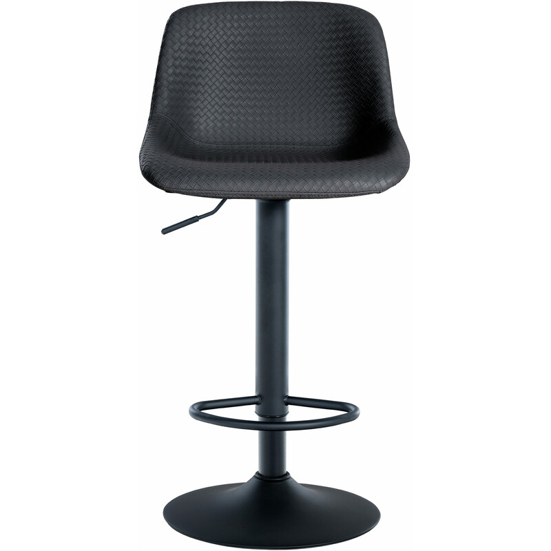 Moderne loft-barstol med justerbar højde, ryglæn og behagelig sædepolstring