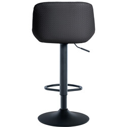 Moderne loft-barstol med justerbar højde, ryglæn og behagelig sædepolstring