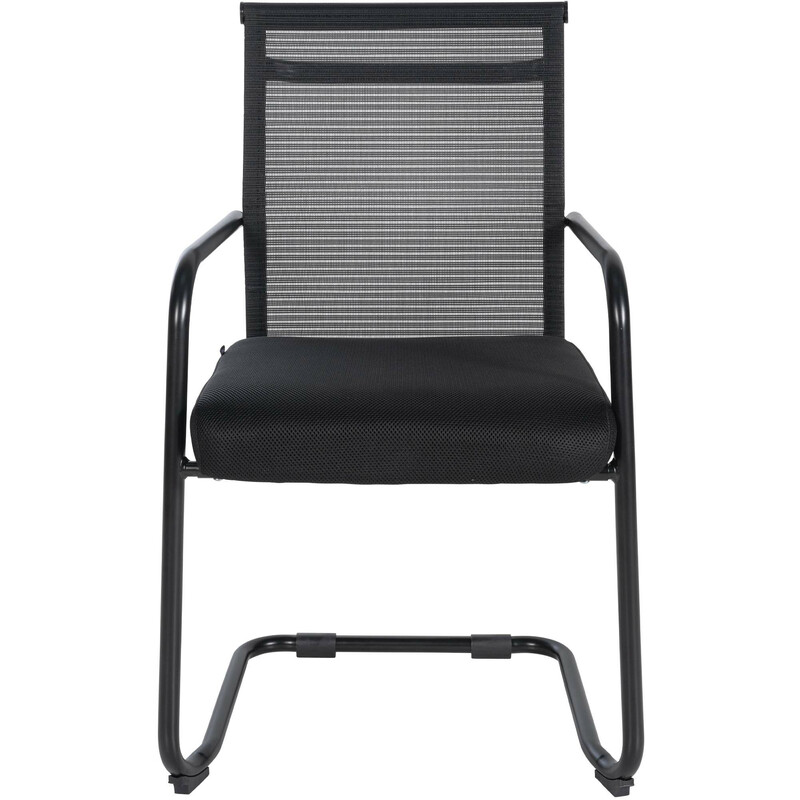 Moderne behagelig gyngestol med stofbetræk og krommet metalramme