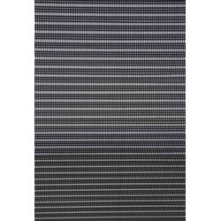 Moderne behagelig gyngestol med stofbetræk og krommet metalramme