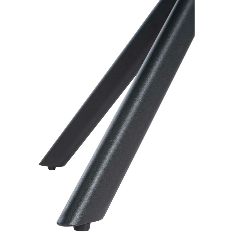 Westport fløjlsbelagt drejelig spisestol med 4-benet metalben ergonomisk rygstøtte