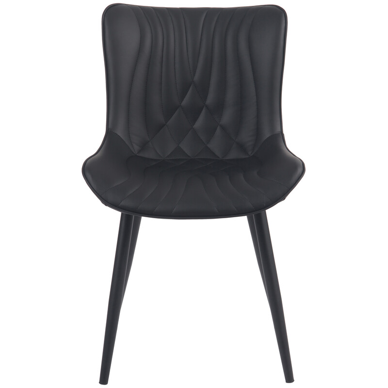 Brady spisestol i fløjl eller kunstlæder med metalramme