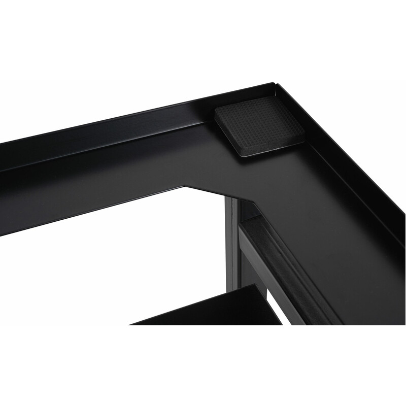 Forhøjet stand til vaskemaskine og husholdningsapparater med opbevaringsrum og højdejustering