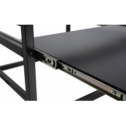 Forhøjet stand til vaskemaskine og husholdningsapparater med opbevaringsrum og højdejustering