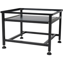 Forhøjet stand til vaskemaskine og husholdningsapparater med opbevaringsrum og højdejustering