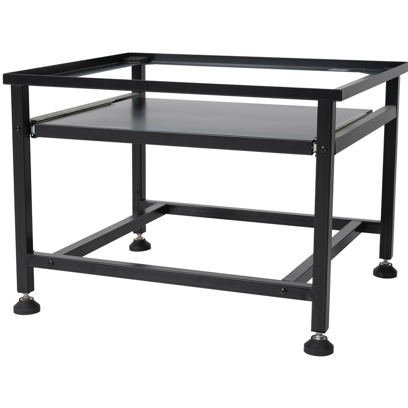 Forhøjet stand til vaskemaskine og husholdningsapparater med opbevaringsrum og højdejustering