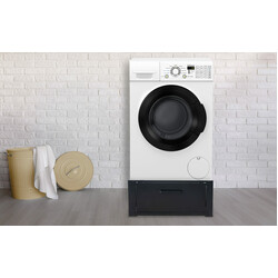 Folly metal vaskemaskineunderstativ med skuffe 31,5 cm høj 150 kg