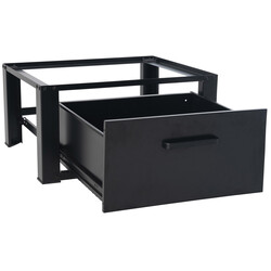 Folly metal vaskemaskineunderstativ med skuffe 31,5 cm høj 150 kg