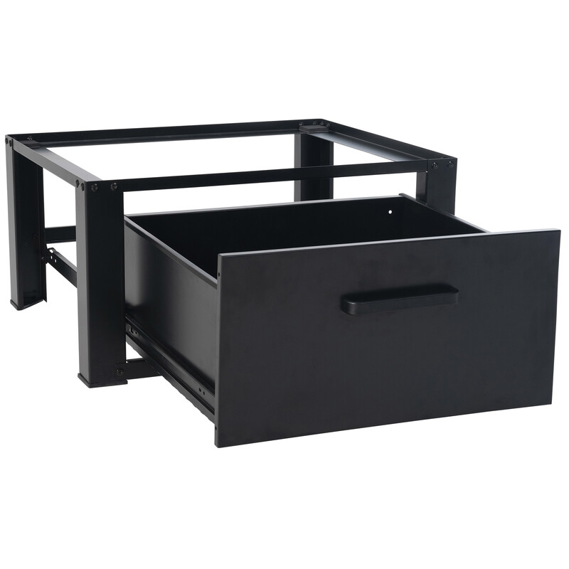 Folly metal vaskemaskineunderstativ med skuffe 31,5 cm høj 150 kg