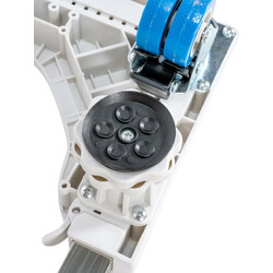 Justerbar stand til husholdningsapparater med hjul og vandpas 350 kg