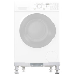 Justerbart vaskemaskineunderlag 300 kg med vandvater og højdejustering