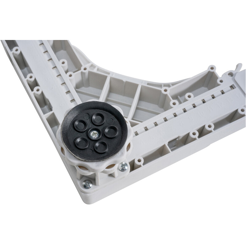 Justerbart vaskemaskineunderlag 300 kg med vandvater og højdejustering