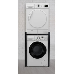 Robust rustfri vaskemaskine rack 300 kg belastning justerbare ben