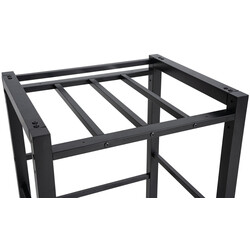 Robust rustfri vaskemaskine rack 300 kg belastning justerbare ben