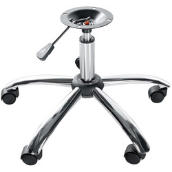 Erstatningsramme til kontorstol justerbar højde med 5 hjul