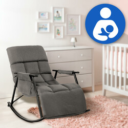 Justerbar komfortabel gyngestol til afslapning og stresslindring