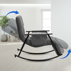 Justerbar komfortabel gyngestol til afslapning og stresslindring