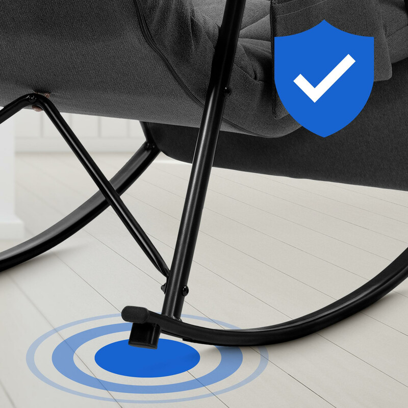 Justerbar komfortabel gyngestol til afslapning og stresslindring