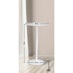 Rund ståbord 60 cm i diameter til fester og arrangementer