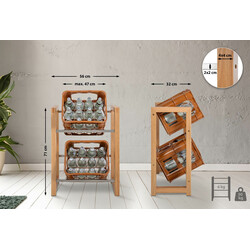 Robin drikkekasse stativ til to eller tre kasser 47 cm