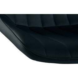 Moderne højdejusterbar barstol i kunstlæder med metalramme