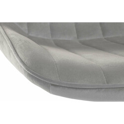 Moderne justerbar barstol med fløjl betræk ryglæn og gasløft