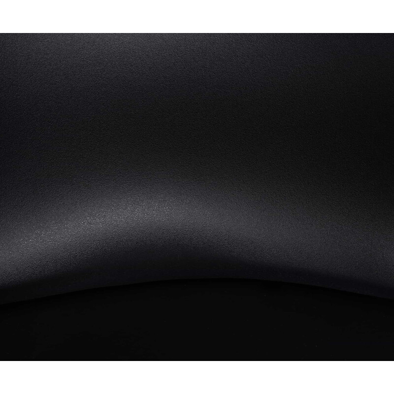 Justerbar moderne barstol i kunstlæder med fodstøtte og 360 grader roterende metalbase