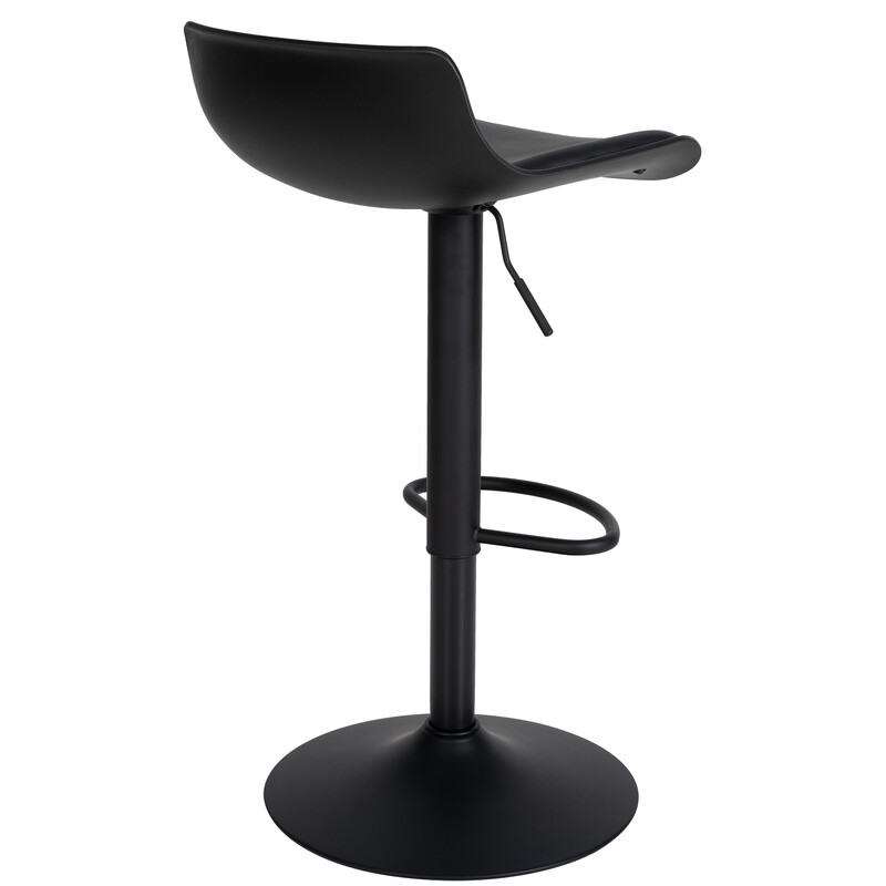 Aveiro kunstlæder barstol med justerbar højde fodstøtte og 360° drejning