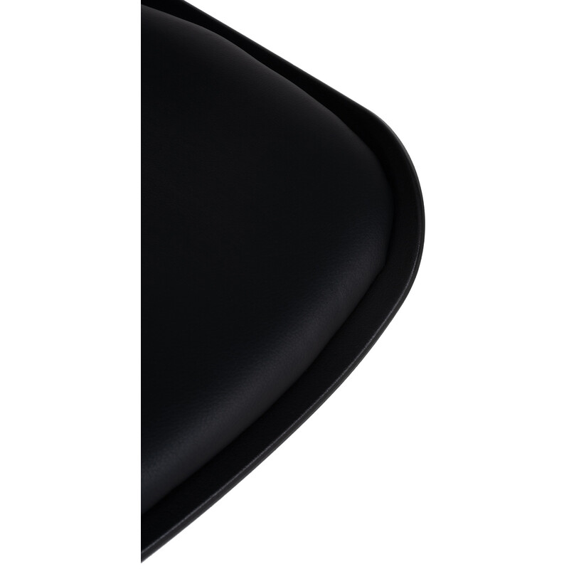 Aveiro kunstlæder barstol med justerbar højde fodstøtte og 360° drejning