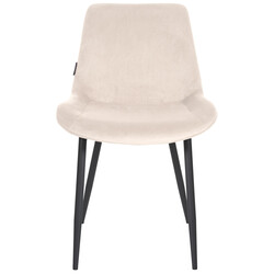 Victoria spisestol med fløjlsovertræk polstret sæde og ryglæn