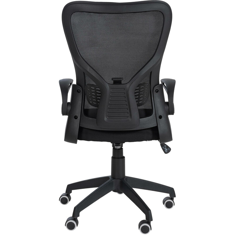 Hudson ergonomisk kontorstol med justerbar korsrygsstøtte netryg og fem hjul