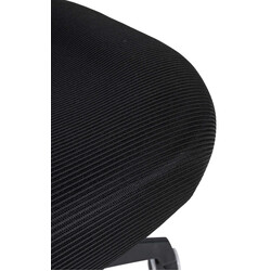 Hudson ergonomisk kontorstol med justerbar korsrygsstøtte netryg og fem hjul