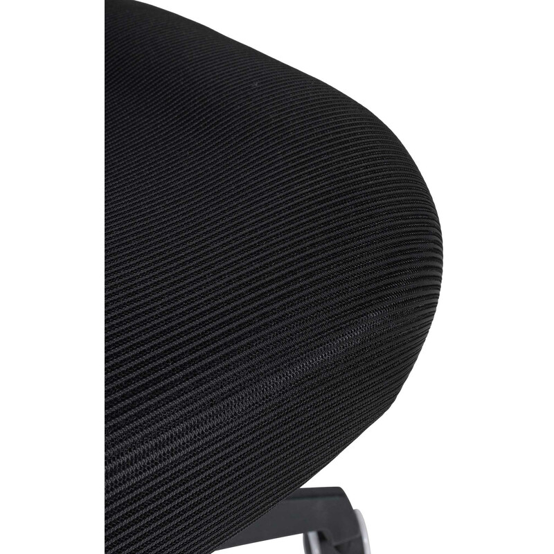 Hudson ergonomisk kontorstol med justerbar korsrygsstøtte netryg og fem hjul