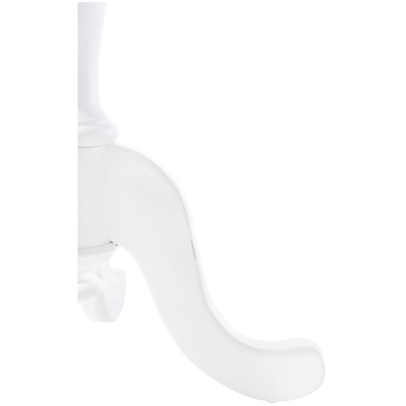 Goa sidebord stilfuldt hvid ramme naturlig træbordplade to størrelser