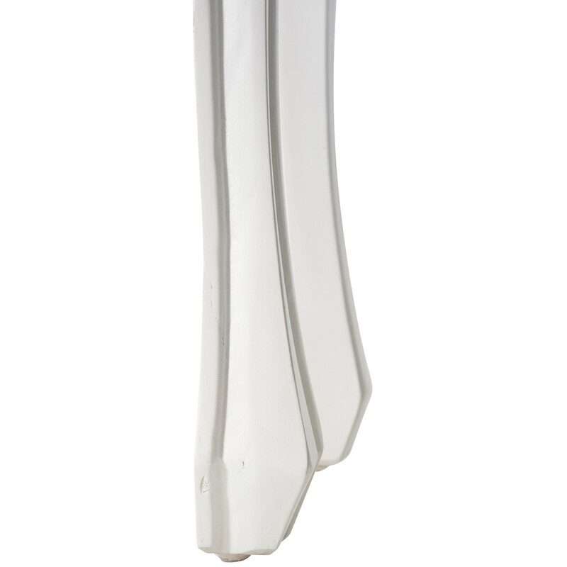 Stilfuldt genanvendt fyrretræ konsolbord med buede ben